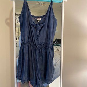Denim Tank Top Romper
